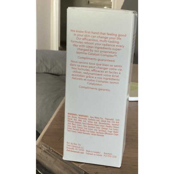 Clarks Botanicals 7 Acid Daily Glow Peel 3.3 Oz - Picture 3 of 4